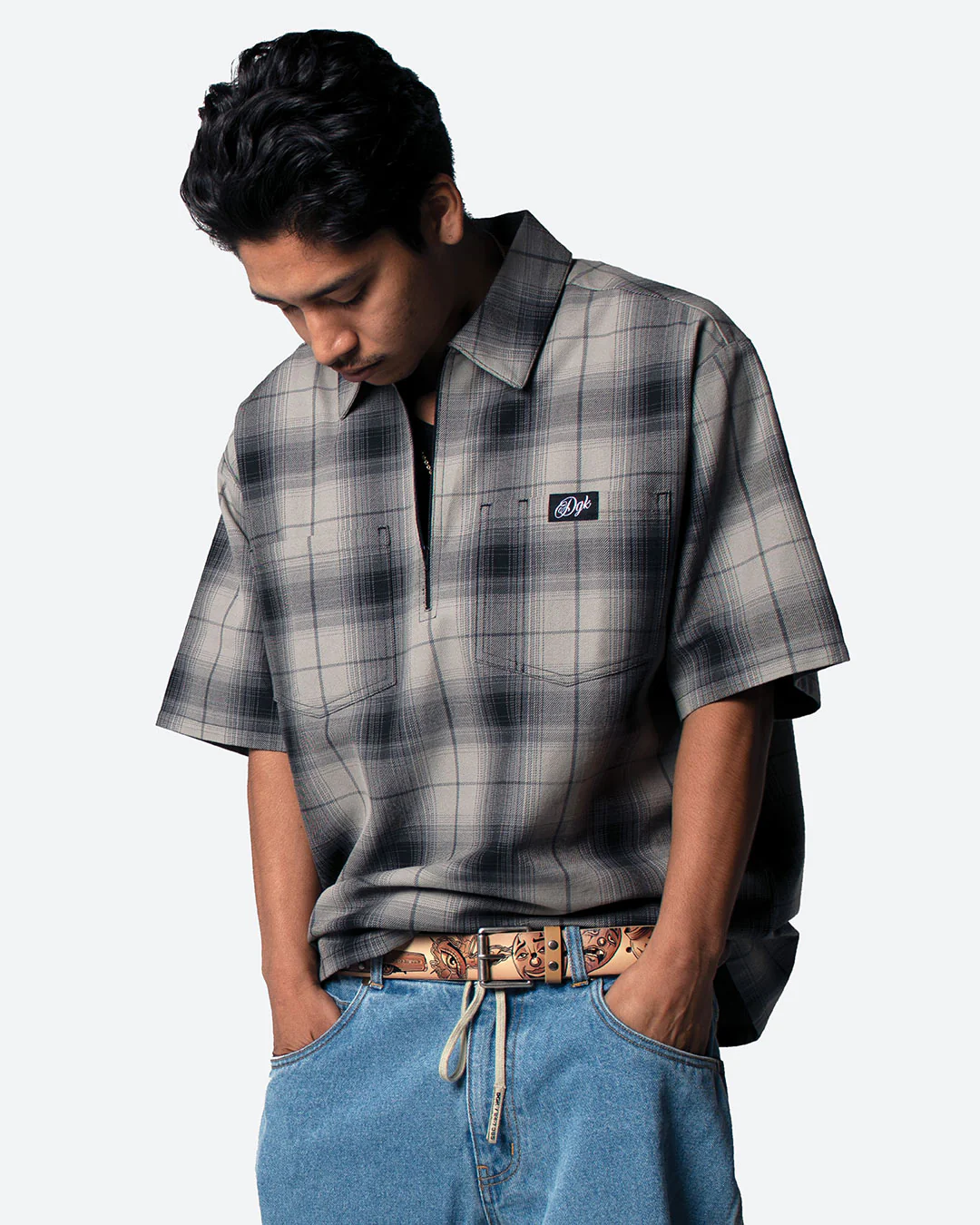 Players Club Embroidered Flannel Shirt - Image 5